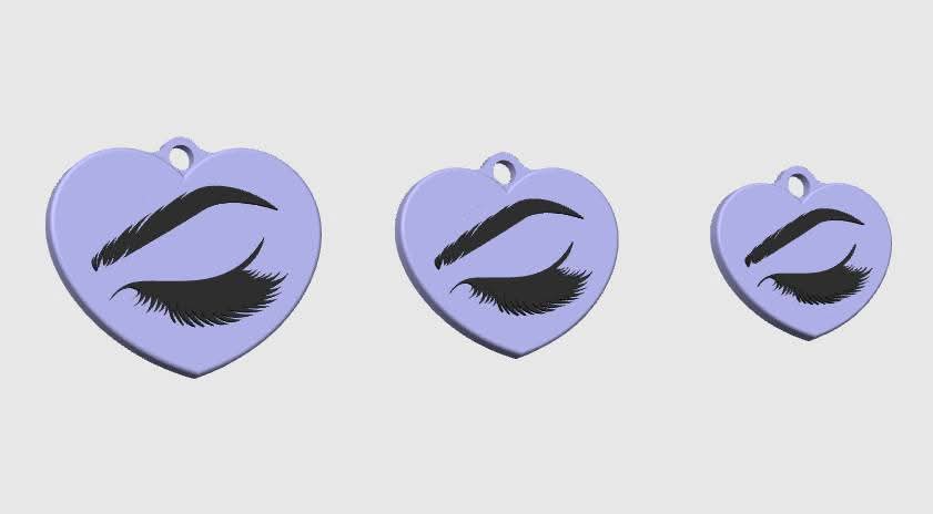 Lashes Keychains